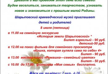 День семьи, любви и верности в музее