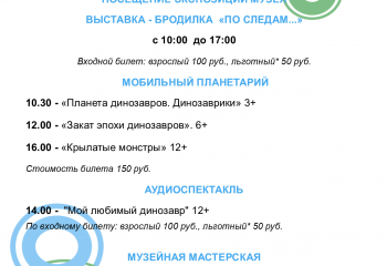 Программа выходного дня на 13, 14 апреля.