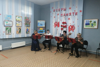 Праздничный концерт, посвященный 76-ой годовщине Победы в Великой Отечественной войне.