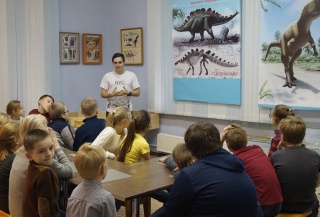 Занятие в Школе палеонтологии "Хочу знать"